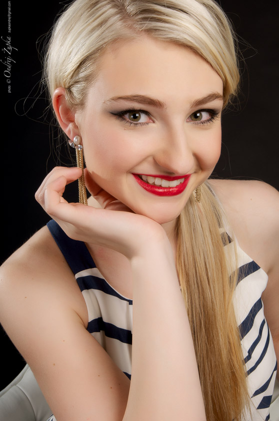 Mužský profil portrét